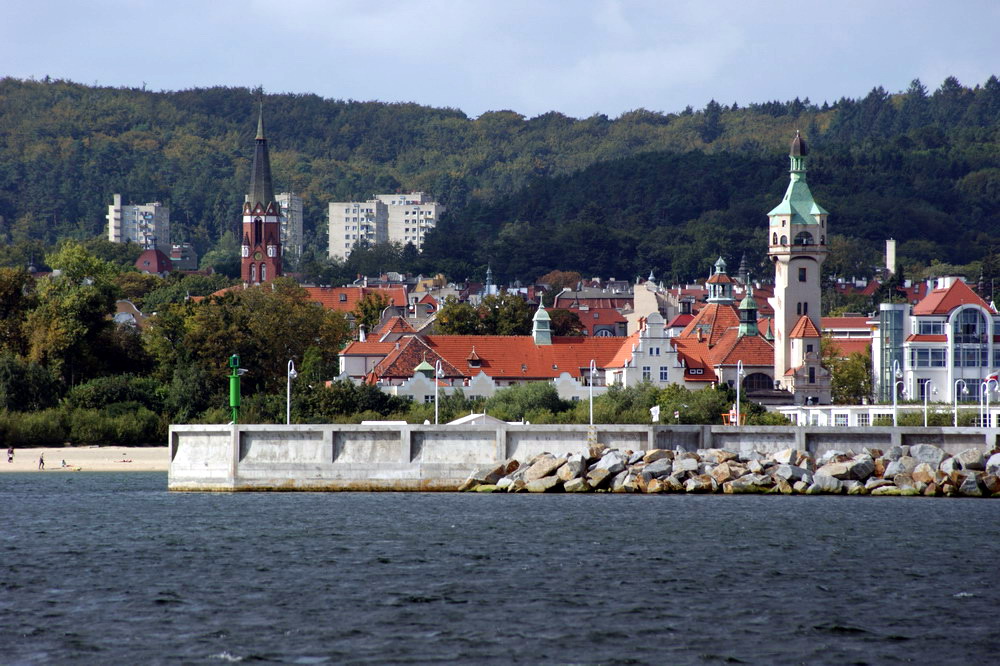 Sopot – Marina od strony wody – fot. Piotr (2014)